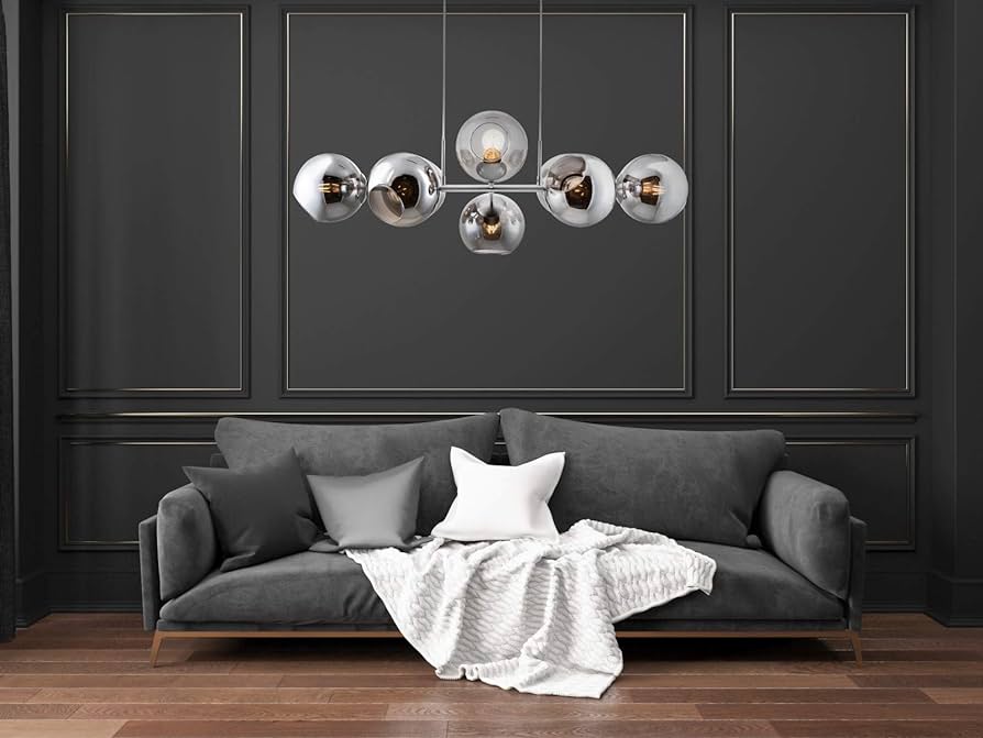 Revolutionize Your Living Space: The Chrome Ball Pendant Lamp from Inspirations for Living Room Lamps