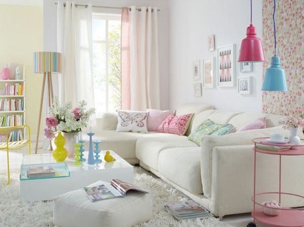 Living Room in Candy Colors